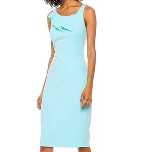 Calvin Klein Flounce Pretty Sleeveless Dress